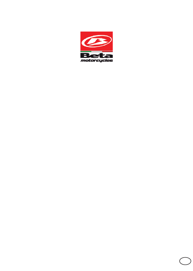 Beta Motorcycles RR 125-200-250-300 2T EUROPA manual