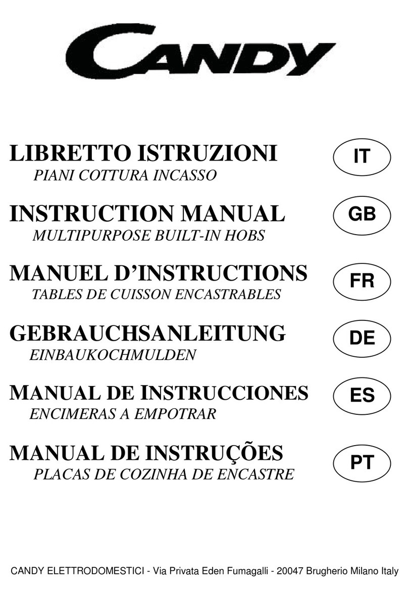 Candy CDG32/1SPX 2F User manual