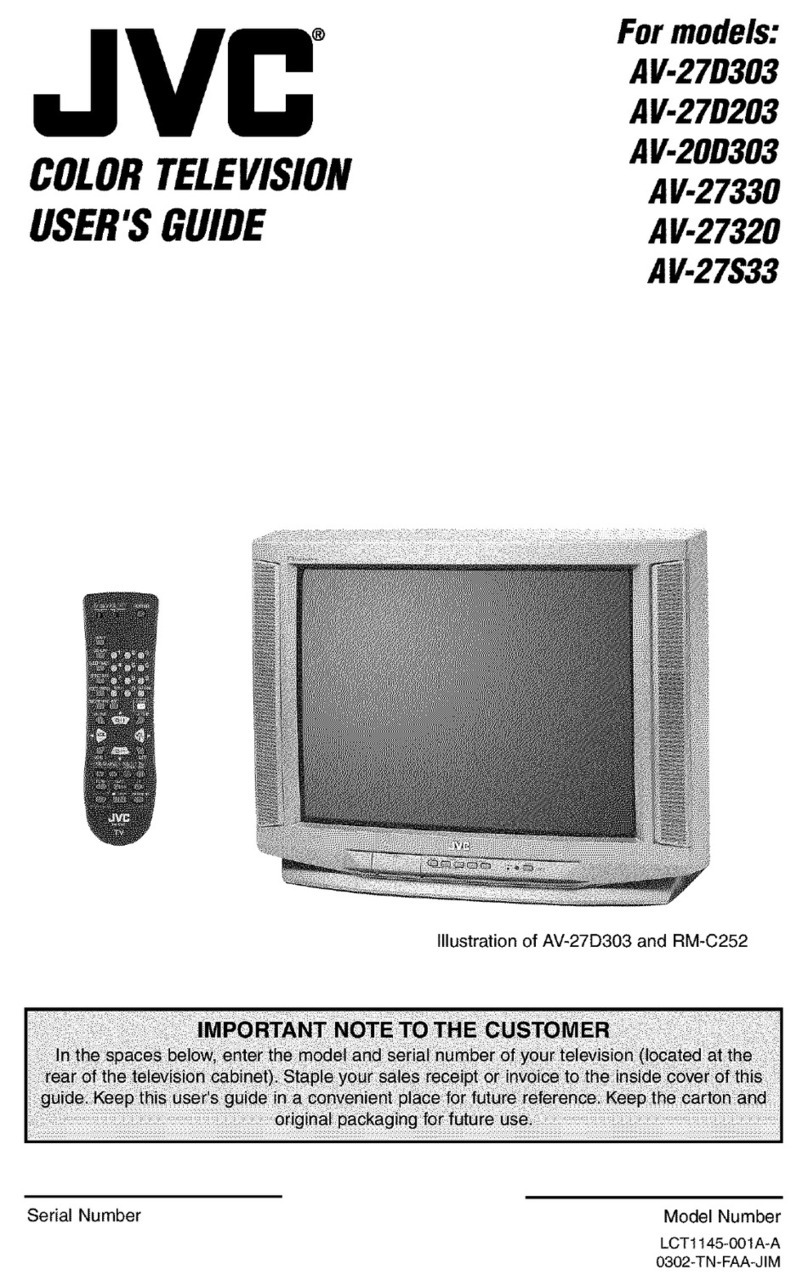 JVC AV-27D303 User manual