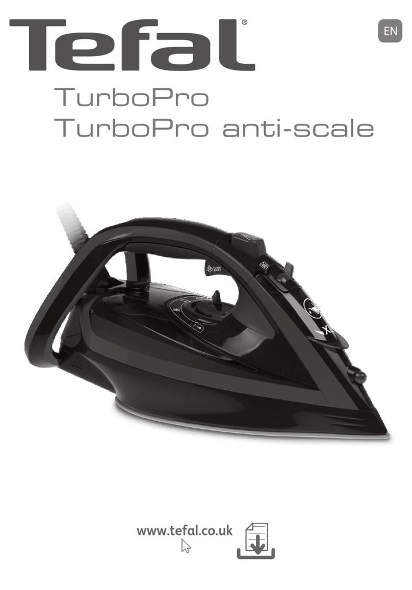 TEFAL TurboPro anti-scale User manual