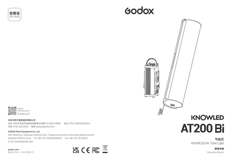 Godox KNOWLED AT200Bi instruction manual