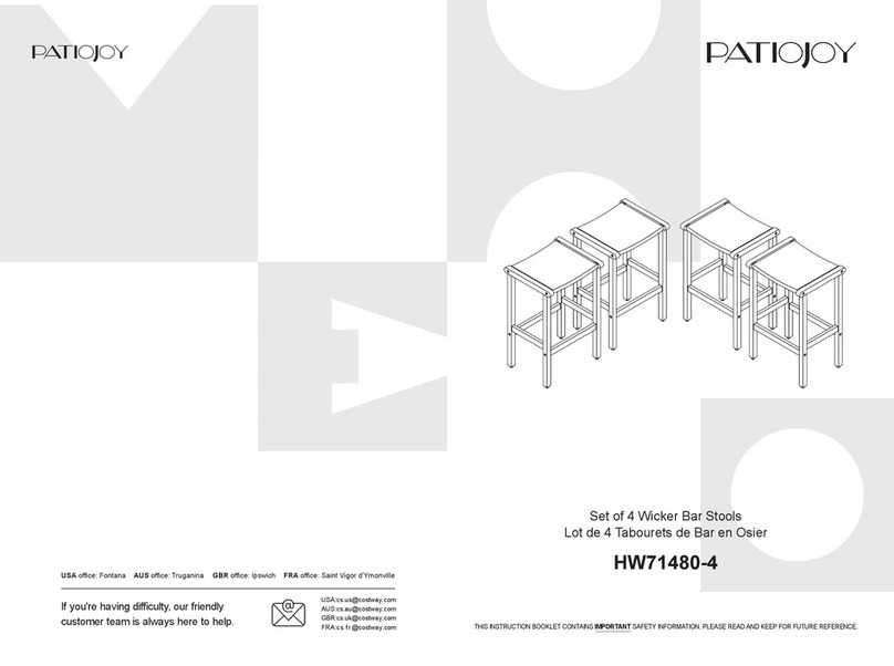 PATIOJOY HW71480-4 User manual
