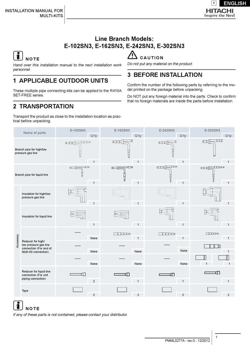 Hitachi E-102SN3 User manual
