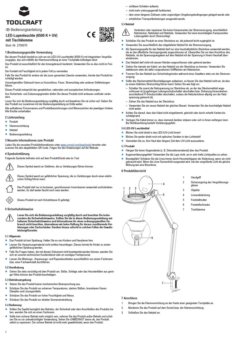 TOOLCRAFT 2706070 User manual