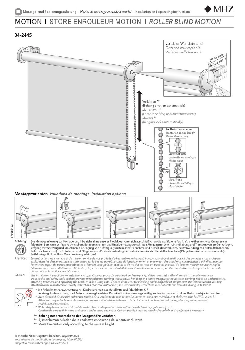 MHZ MOTION 04-2445 User manual