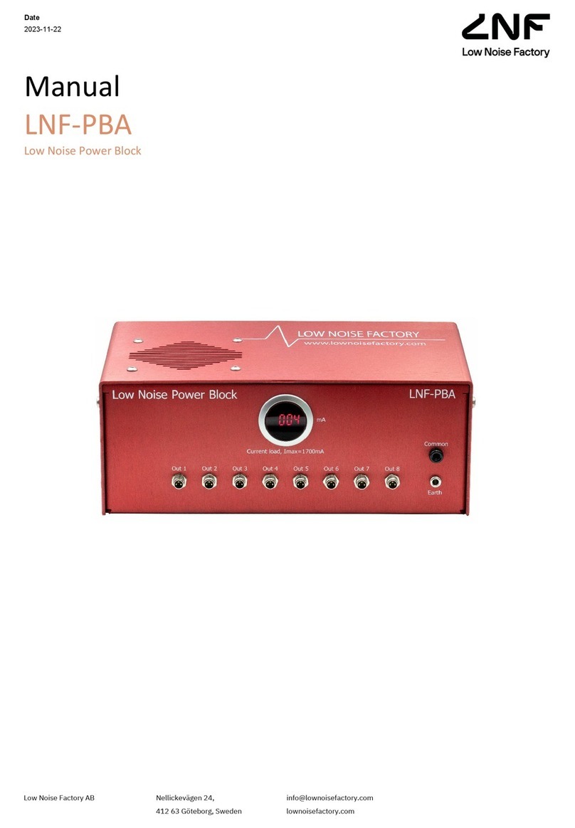 Low Noise Factory LNF-PBA manual
