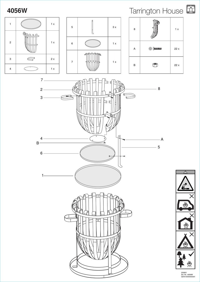Tarrington House 4056W Assembly and user instructions Tarrington House 4056W Assembly and user instructions