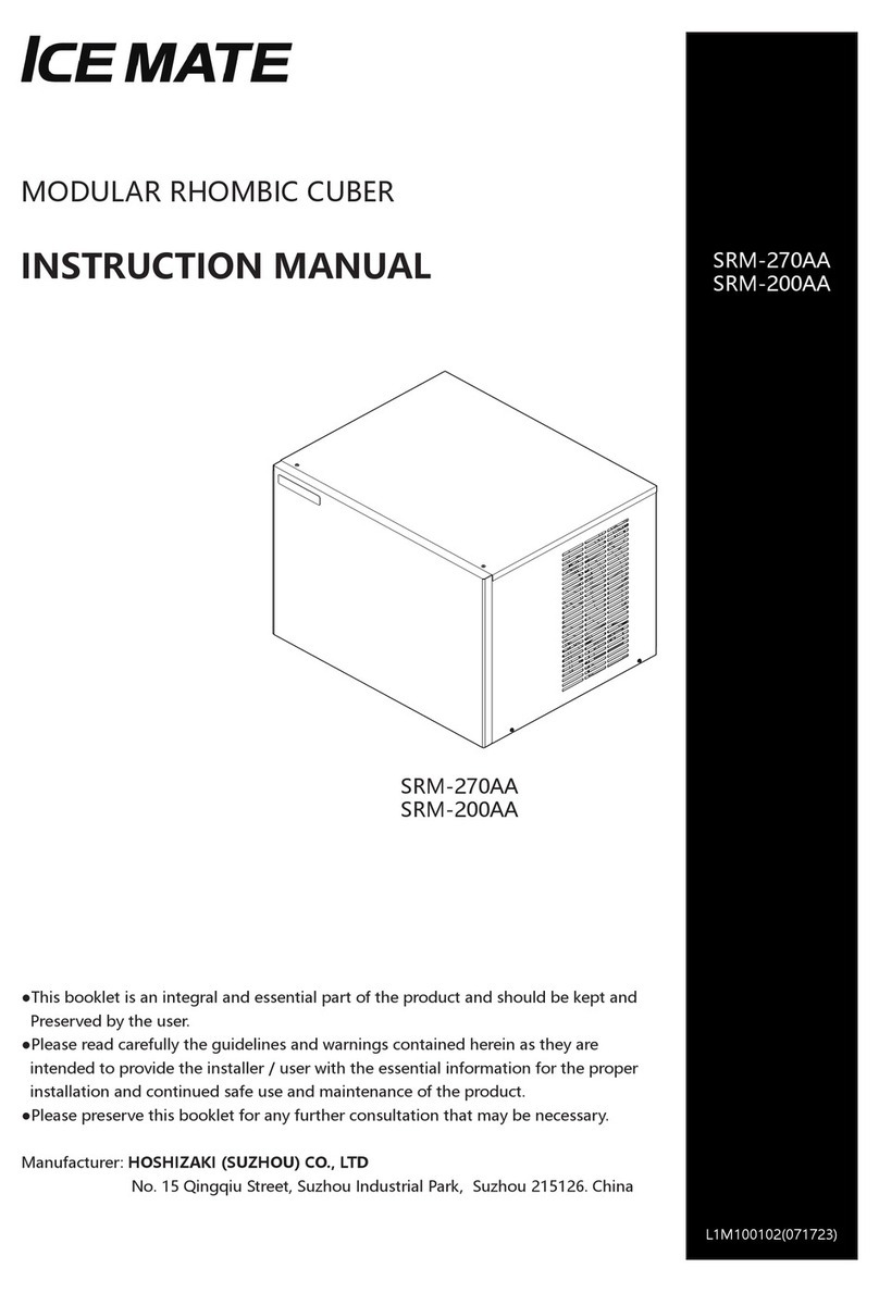Hoshizaki ice mate SRM-270AA instruction manual