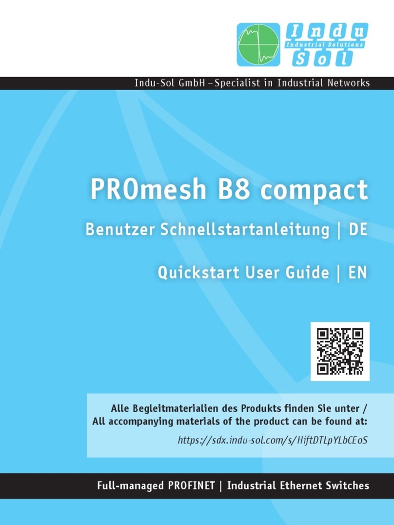 Indu-Sol PROmesh B8 compact Quick start user guide Indu-Sol PROmesh B8 compact Quick start user guide