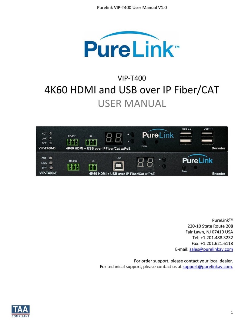 PureLink VIP-T400 user manual