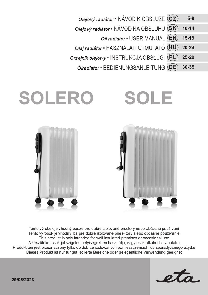 eta SOLERO User manual