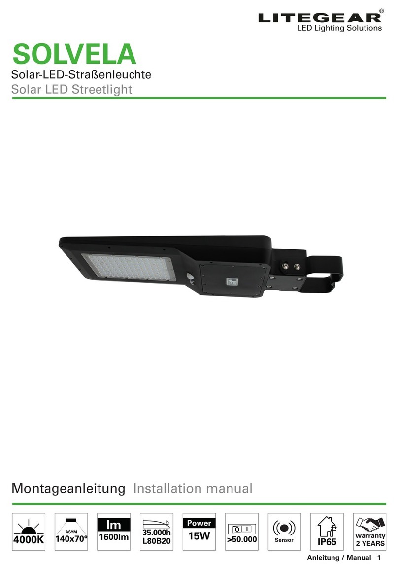 LiteGear SOLVELA installation manual