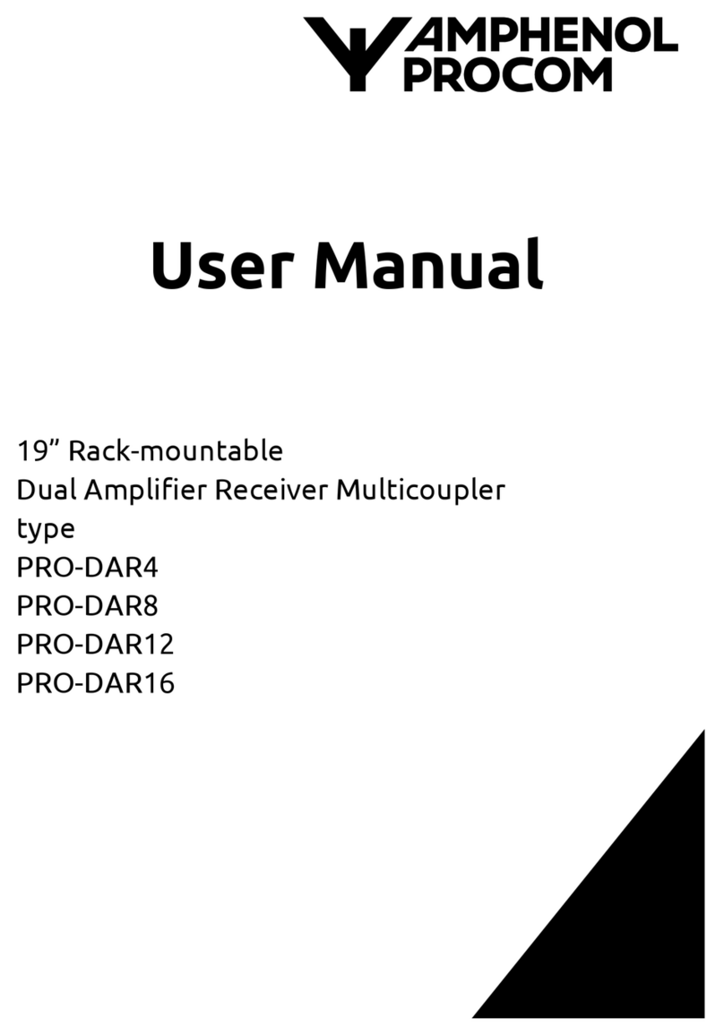 Amphenol Procom PRO-DAR4 User manual