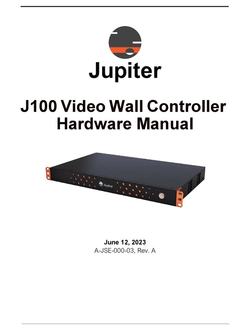 Jupiter J100 User manual