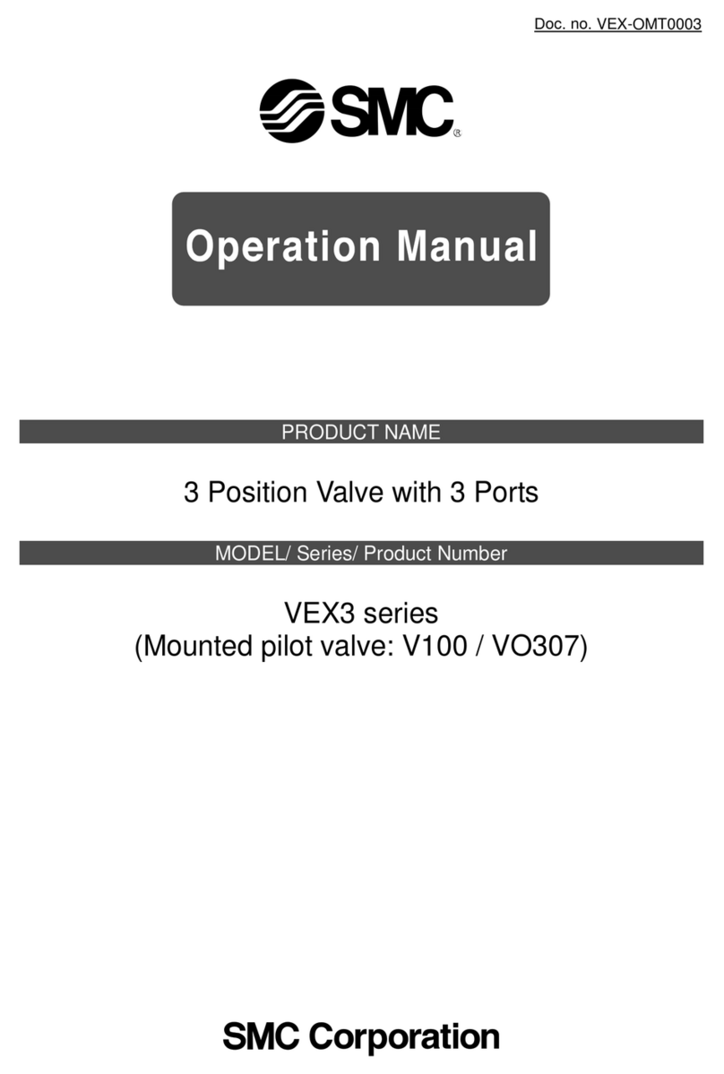 SMC Networks VEX3 Series Operation manual