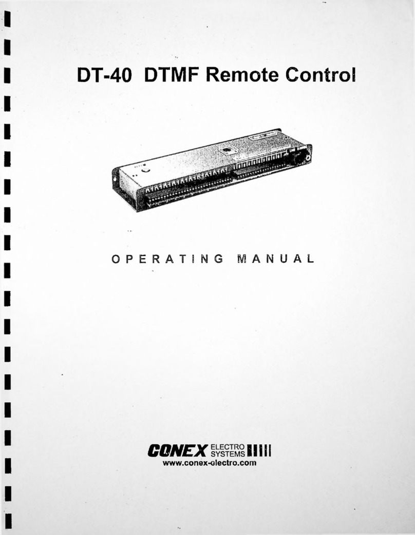 Conex DT-40 User manual