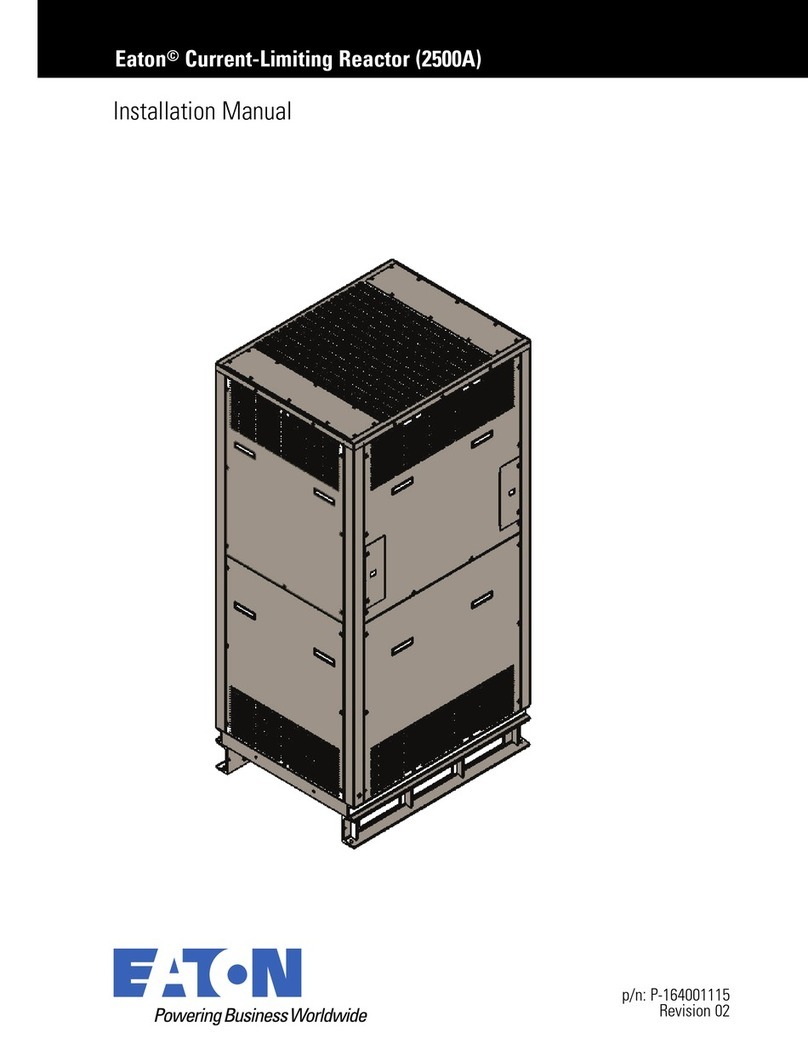 Eaton Current-Limiting Reactor User manual