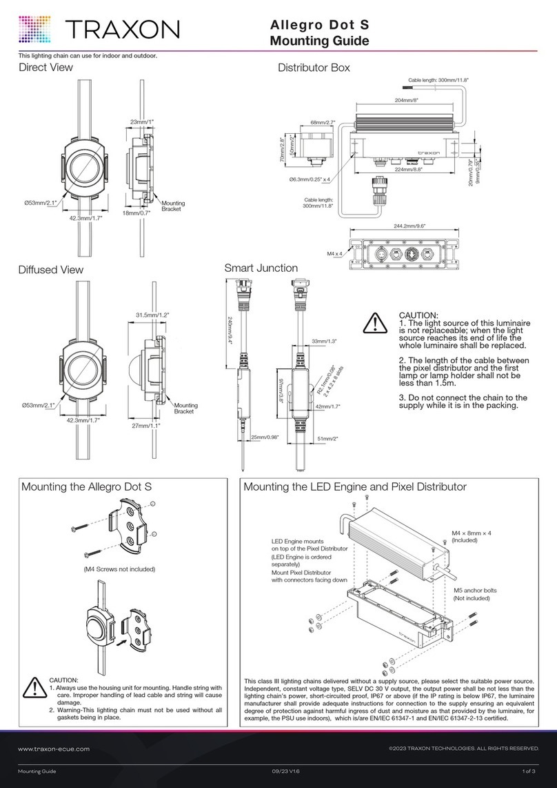 Traxon Allegro Dot S Direct View User manual