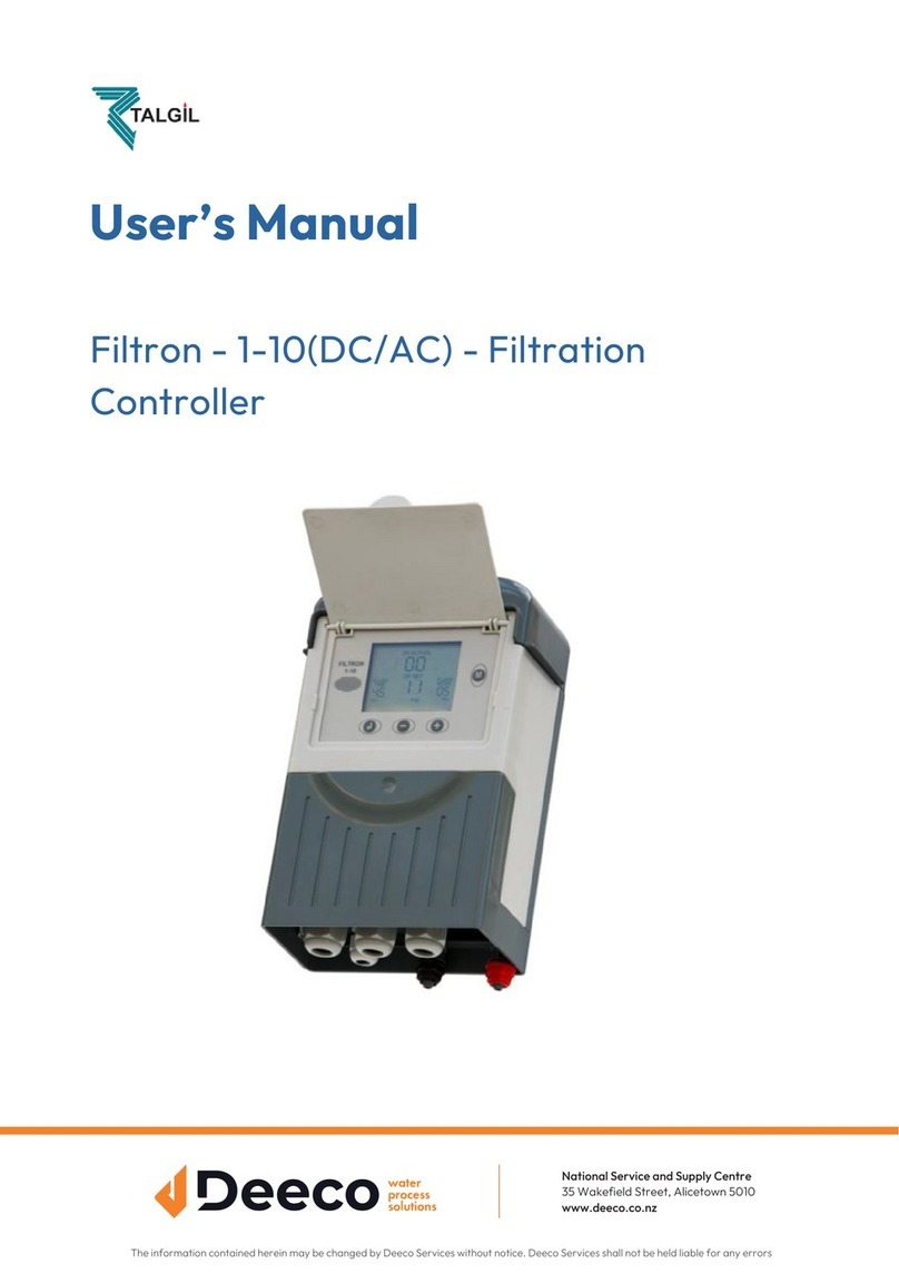 Talgil Filtron 1-10 User manual