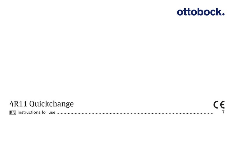 Otto Bock 4R11 Quickchange Instructions for use Otto Bock 4R11 Quickchange Instructions for use