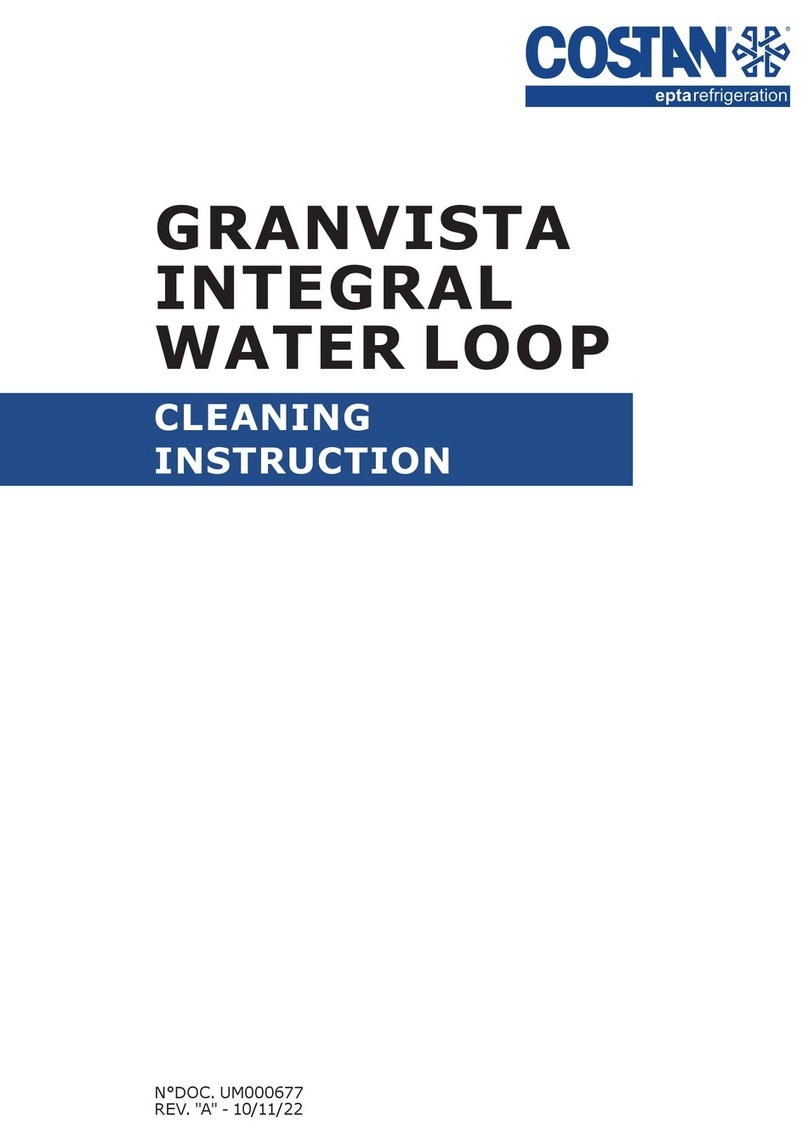 Costan GRANVISTA INTEGRAL WATER LOOP Configuration guide