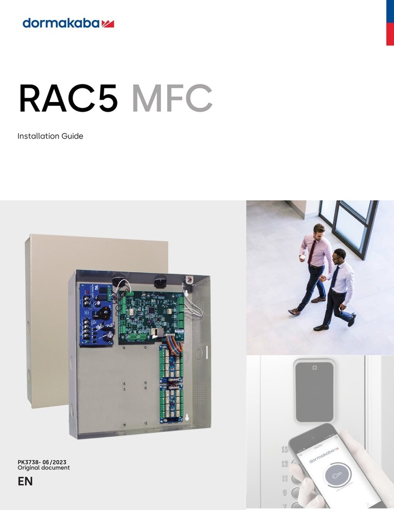Dormakaba RAC5 MFC User manual