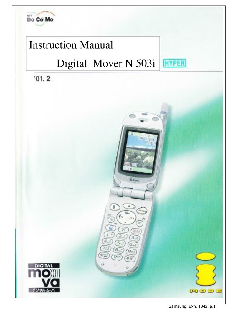 Docomo Digital Mover N 503i HYPER User manual