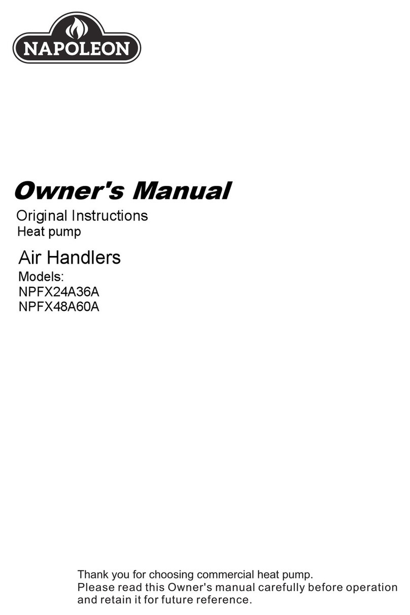 Napoleon NPFX24A36A owner's manual