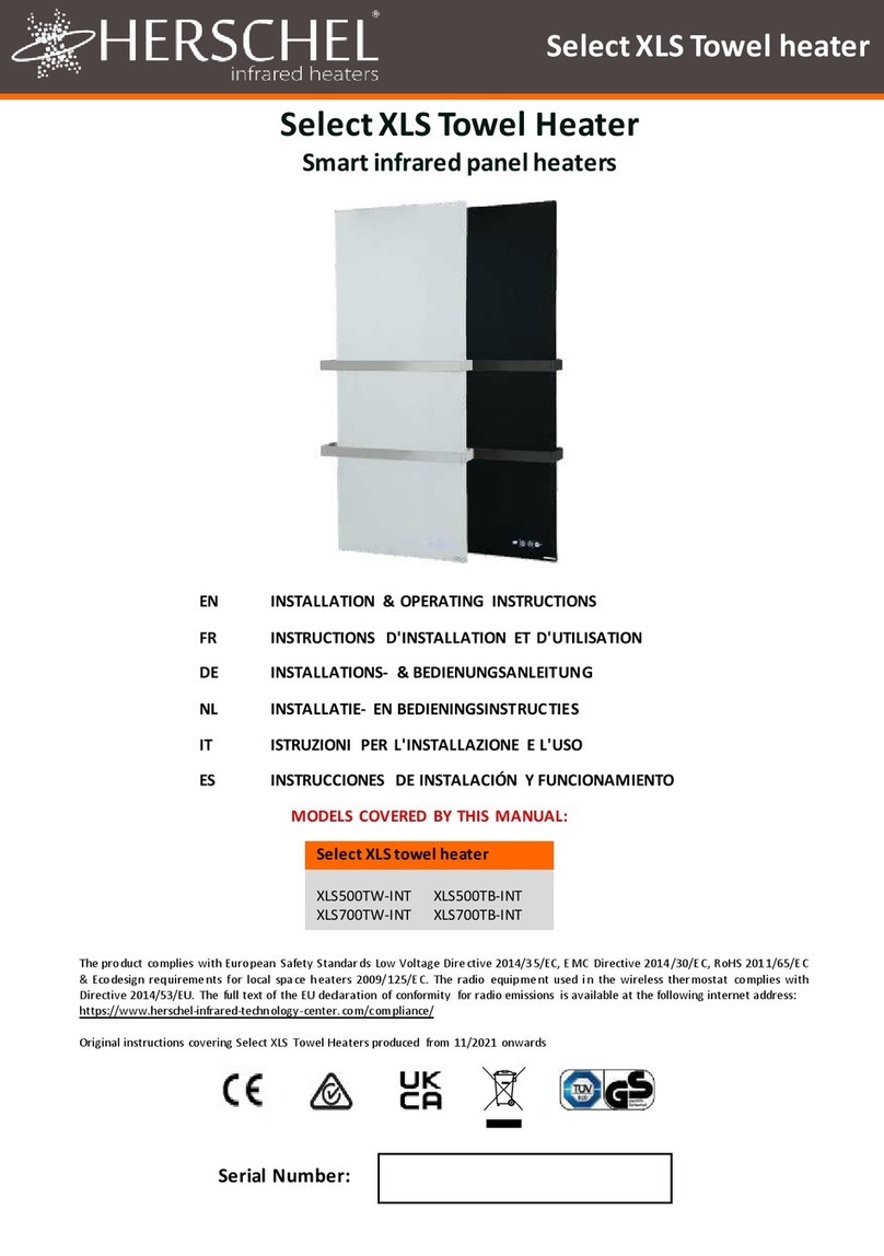 Herschel Select XLS XLS500TB-INT Manual