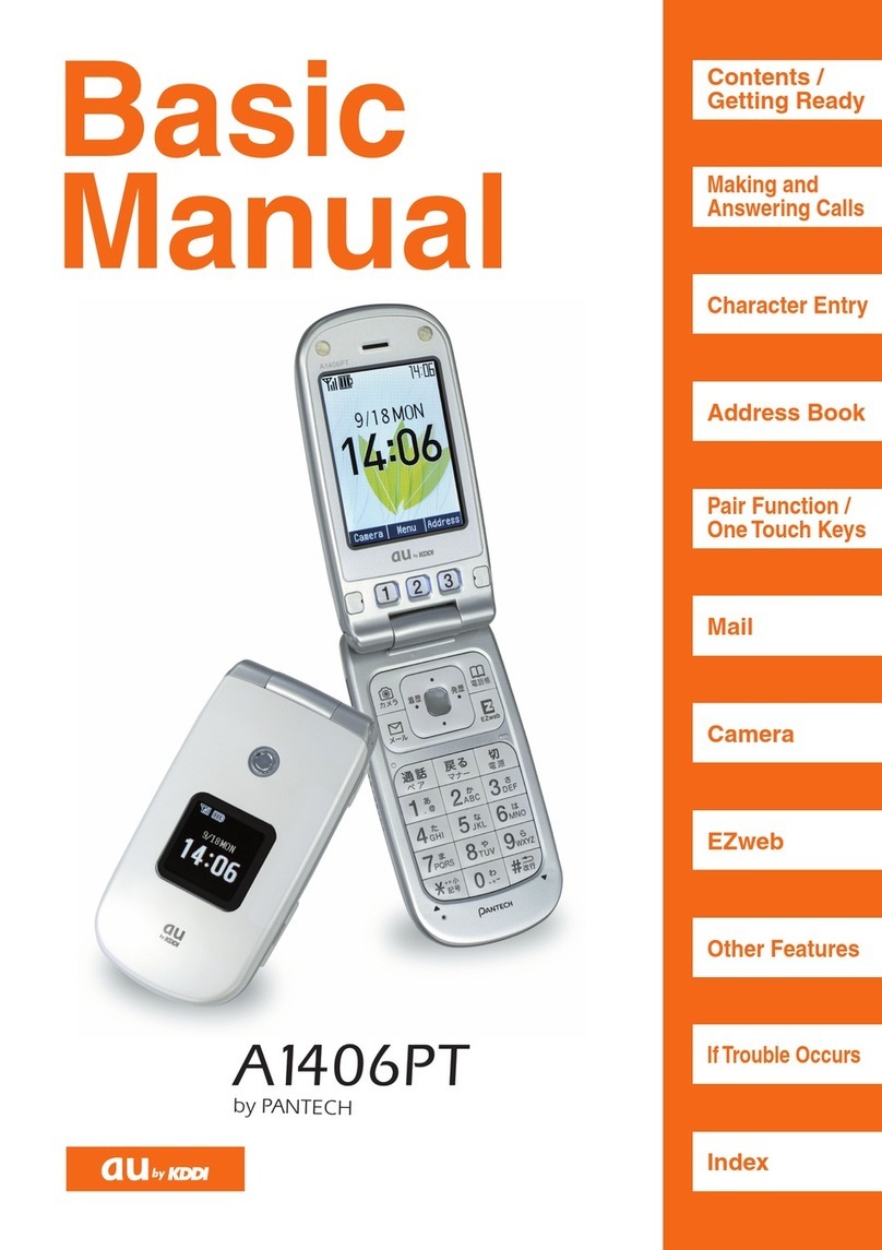 Pantech A1406PT Installation guide