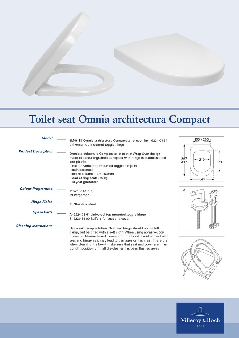 Villeroy & Boch Omnia architectura Compact 9M66 E1 manual Villeroy & Boch Omnia architectura Compact 9M66 E1 manual