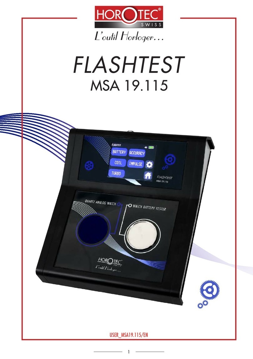 Horotec MSA19.115 User manual