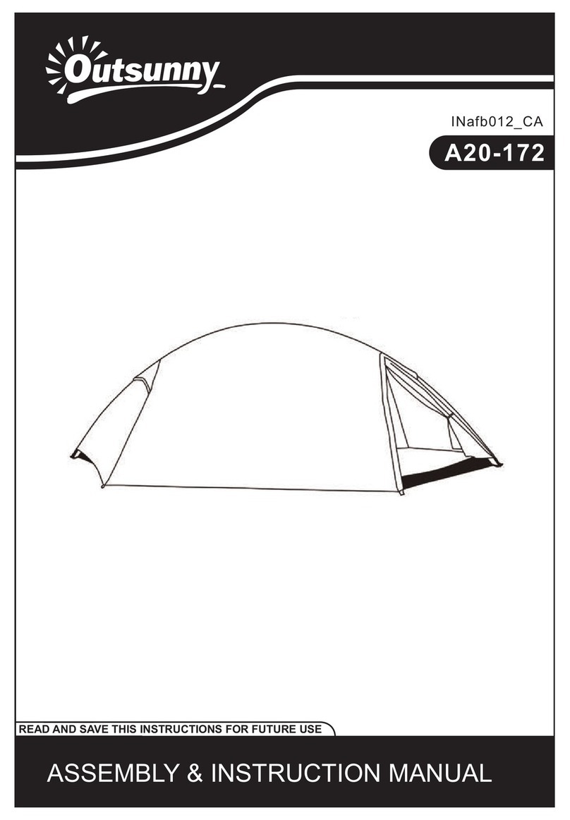 Outsunny A20-172 Assembly & instruction manual