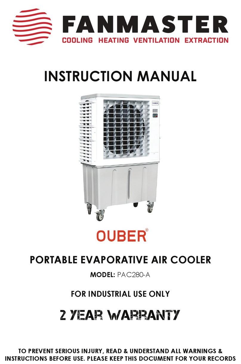 Fanmaster OUBER PAC280-A User manual Fanmaster OUBER PAC280-A User manual