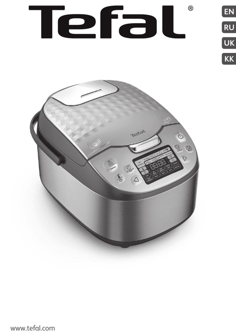 TEFAL INDUCTION HEATING SPHERICAL MULTICOOKER manual