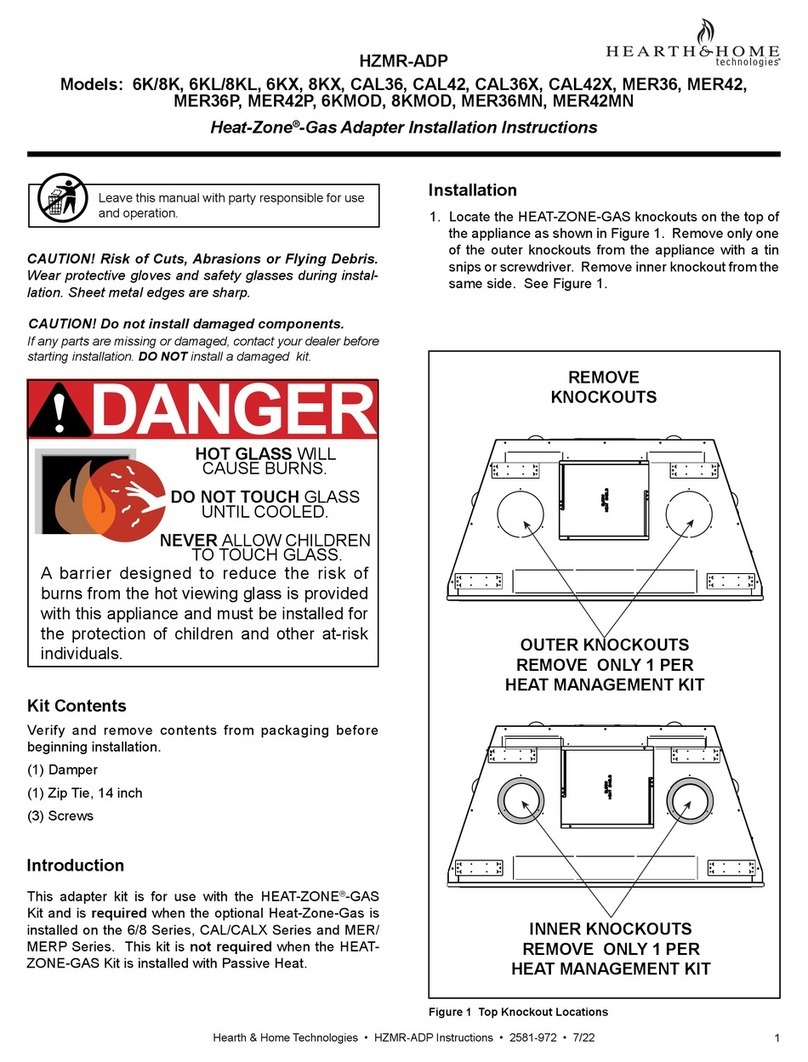 Hearth and Home Technologies HEAT-ZONE-GAS installation instructions Hearth and Home Technologies HEAT-ZONE-GAS installation instructions