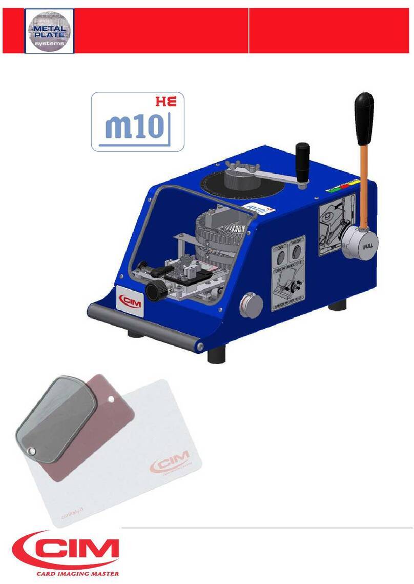 CIM M10 HE Operator's manual