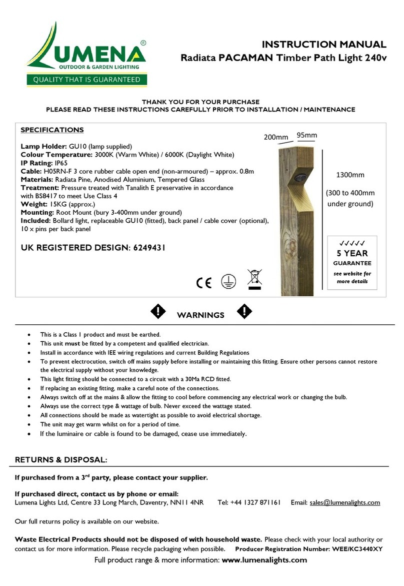 Lumena Radiata PACAMAN User manual