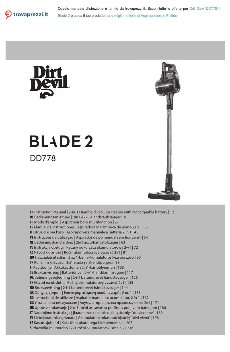 Dirt Devil DD778-1 User manual