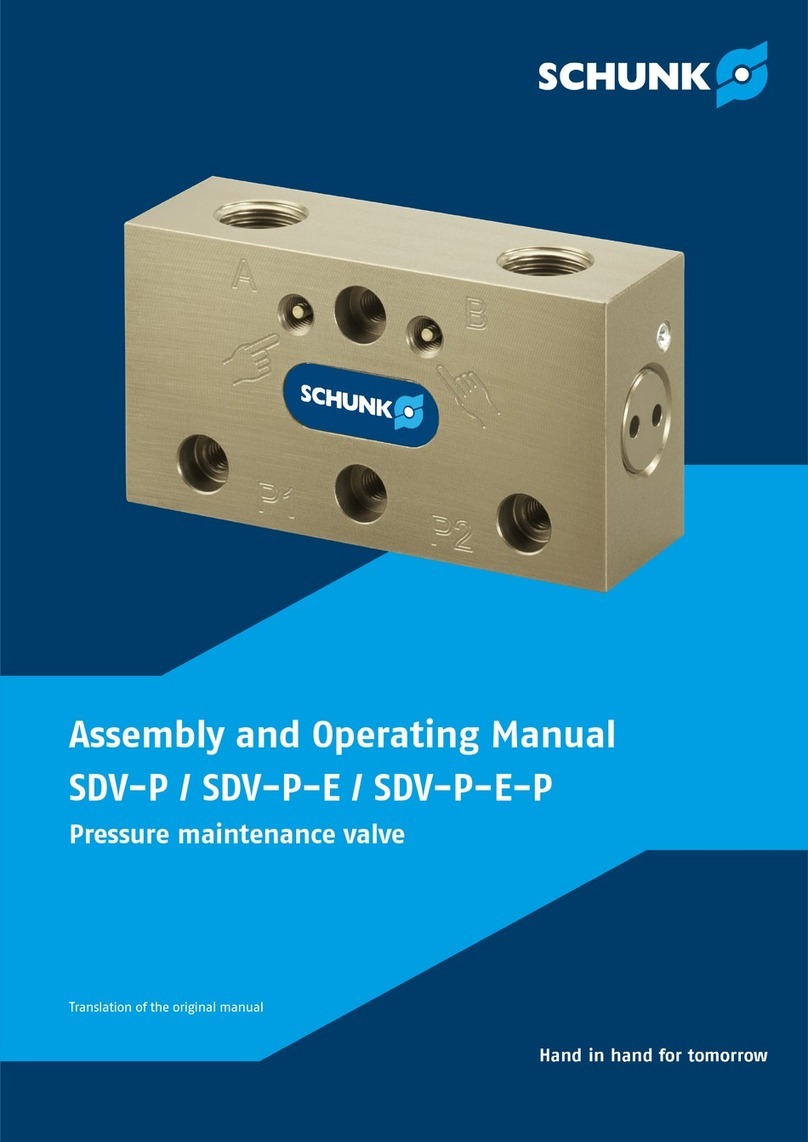 SCHUNK SDV-P User instructions