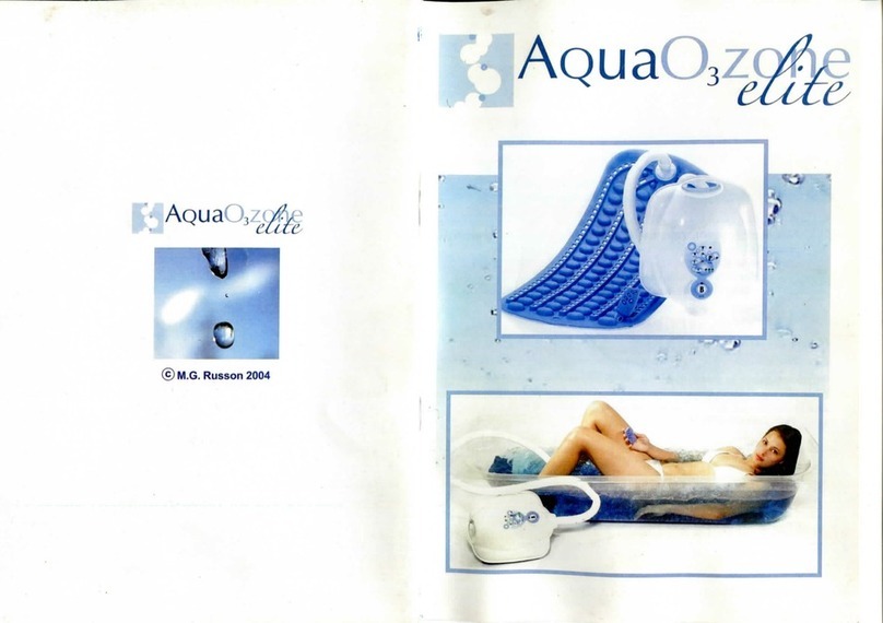 Aquazone Aqua O3zone elite manual