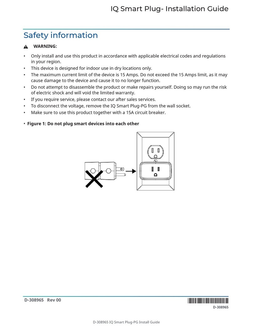 QOLSYS IQ Smart Plug-PG User manual