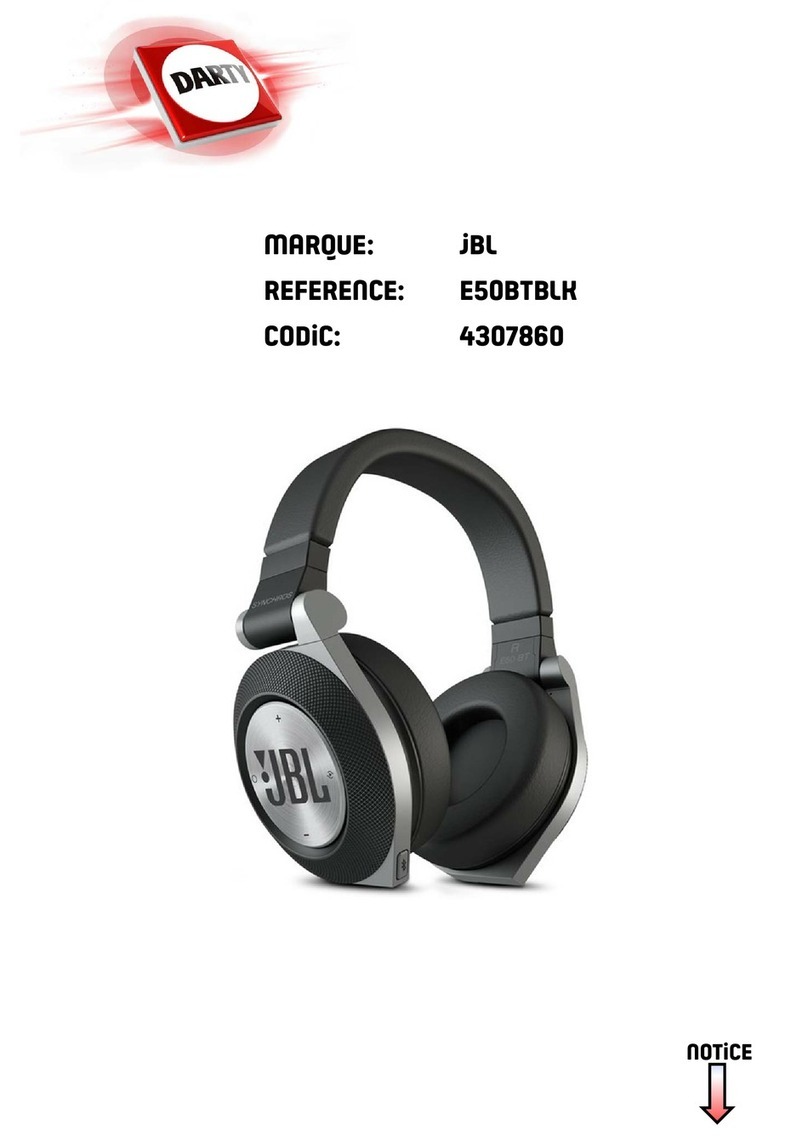 Harman JBL E50BTBLK manual
