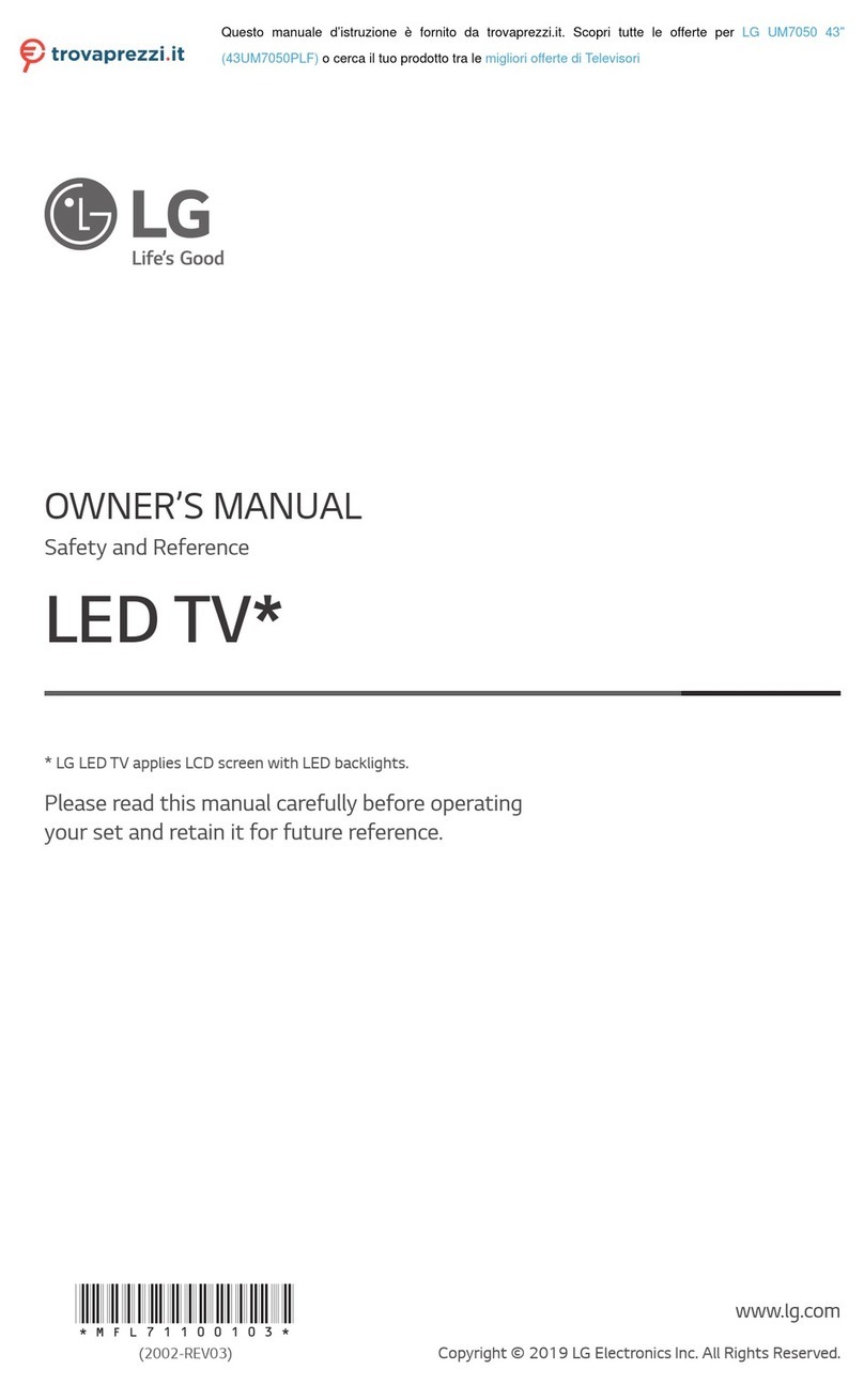 LG UM7050 User manual
