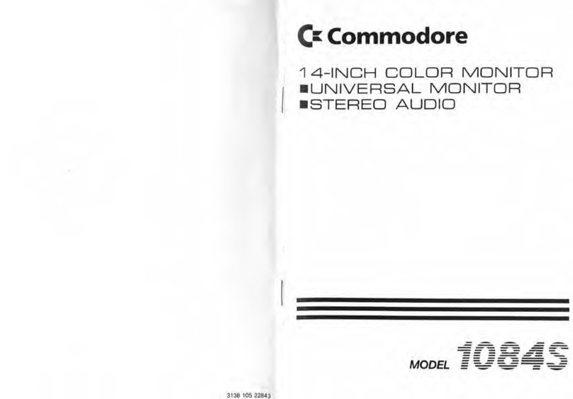 Commodore 1084S User manual