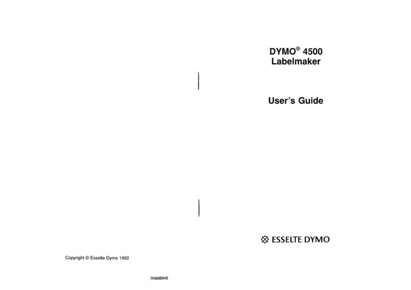Esselte DYMO 4500 User manual