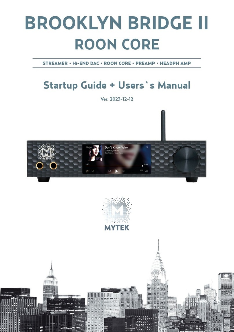 MyTek Brooklyn Bridge II Roon Core manual