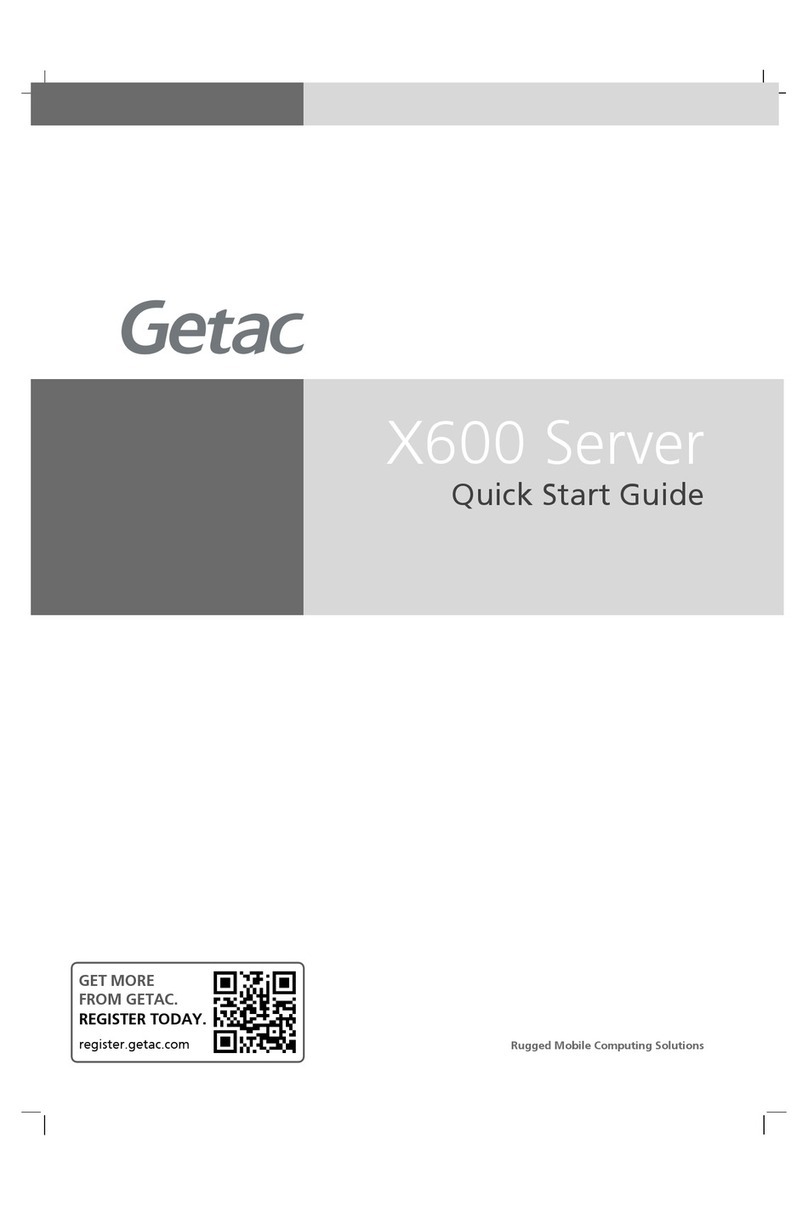 Getac X600 quick start guide