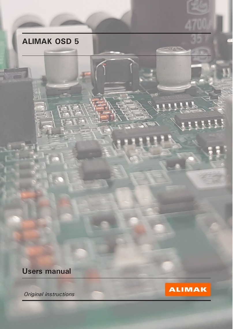 Alimak OSD 5 user manual