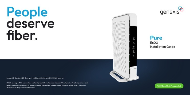 Genesis Pure E600 installation guide
